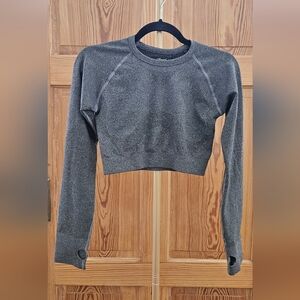 Special One Cropped Longsleeve Workout Top Size L/XL